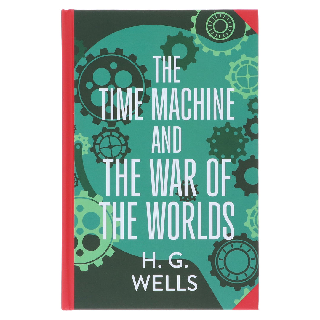 The Time Machine & The War of The Worlds by H. G. Wells (Deluxe Edition) - Sprayed Edge Hardback