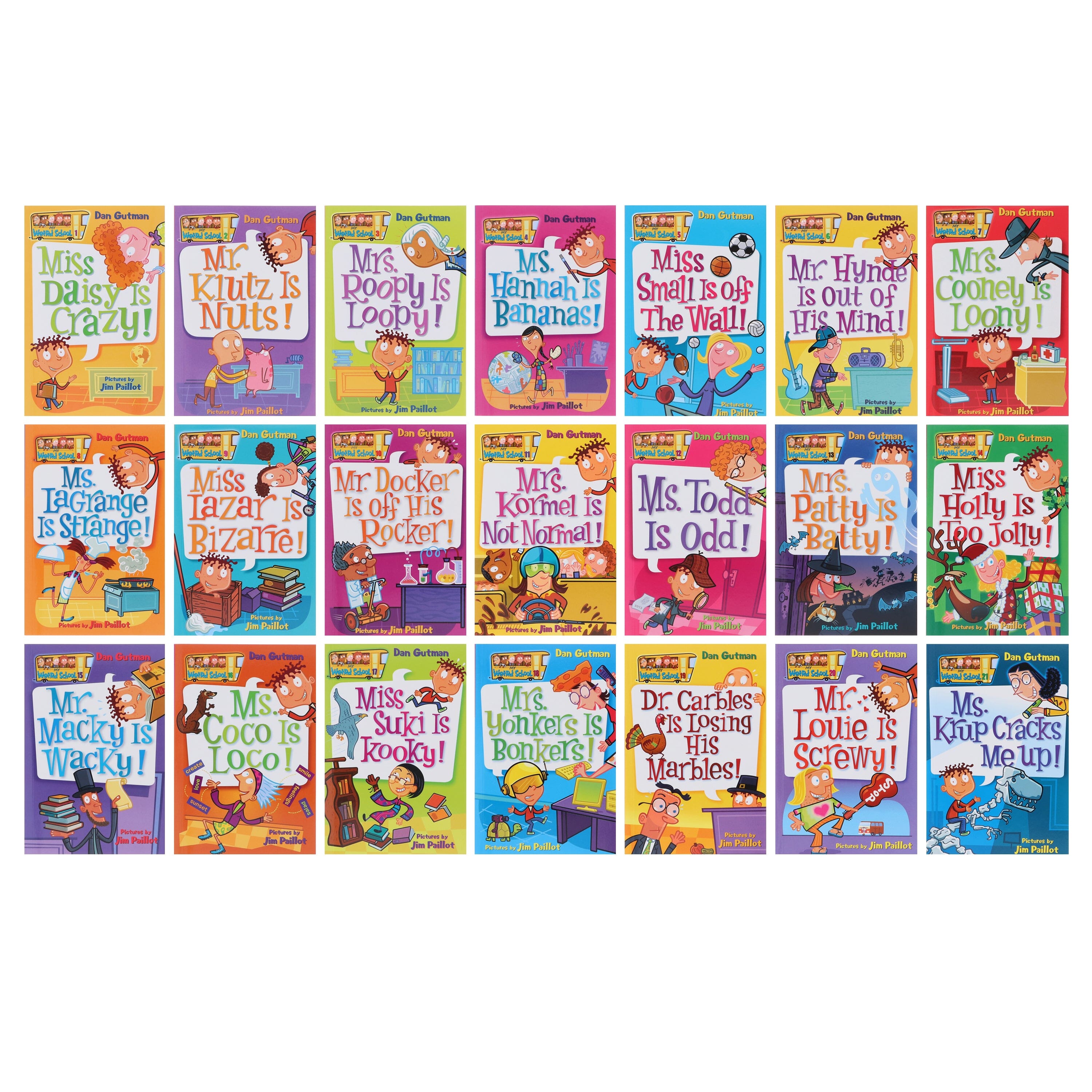 My Weird School By Dan Gutman - 21 Books – American Bookworm