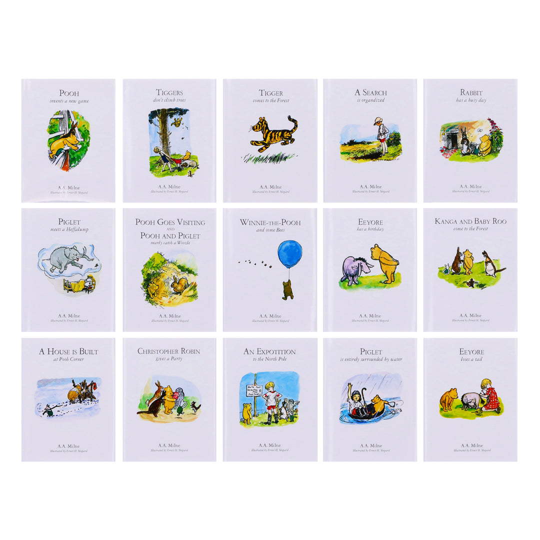Winnie- the- Pooh Complete Collection 30 Books Box Set by A. A. Milne - Ages 3+ - Hardback
