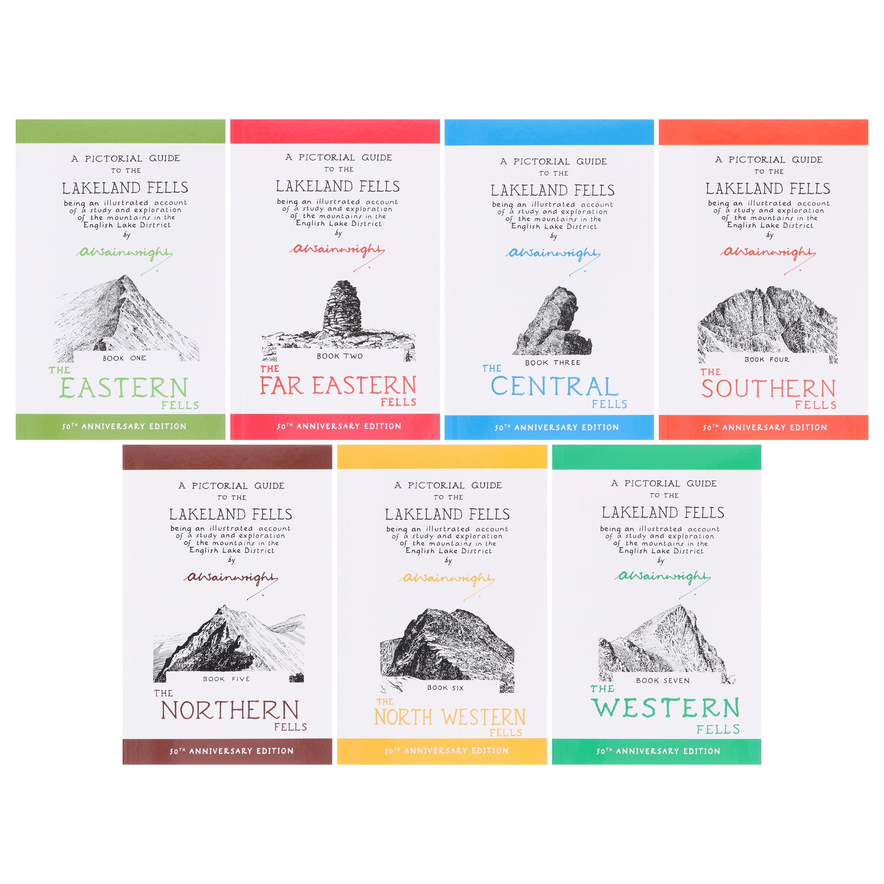 The Pictorial Guides to the Lakeland Fells by Alfred Wainwright