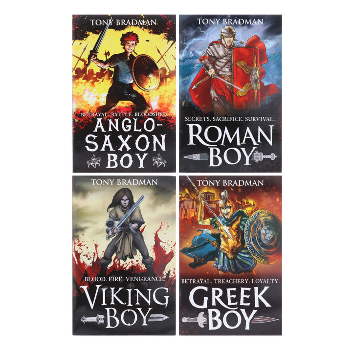 Viking Boy Series by Tony Bradman 4 Books Collection Set - Ages 9-12 - Paperback