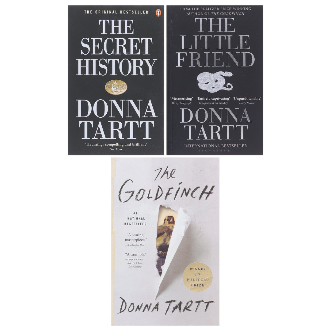 Donna Tartt 3 Books Collection Set - Fiction - Paperback