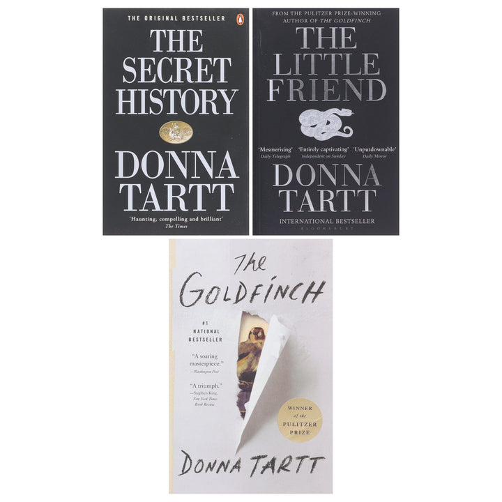 Donna Tartt 3 Books Collection Set - Fiction - Paperback