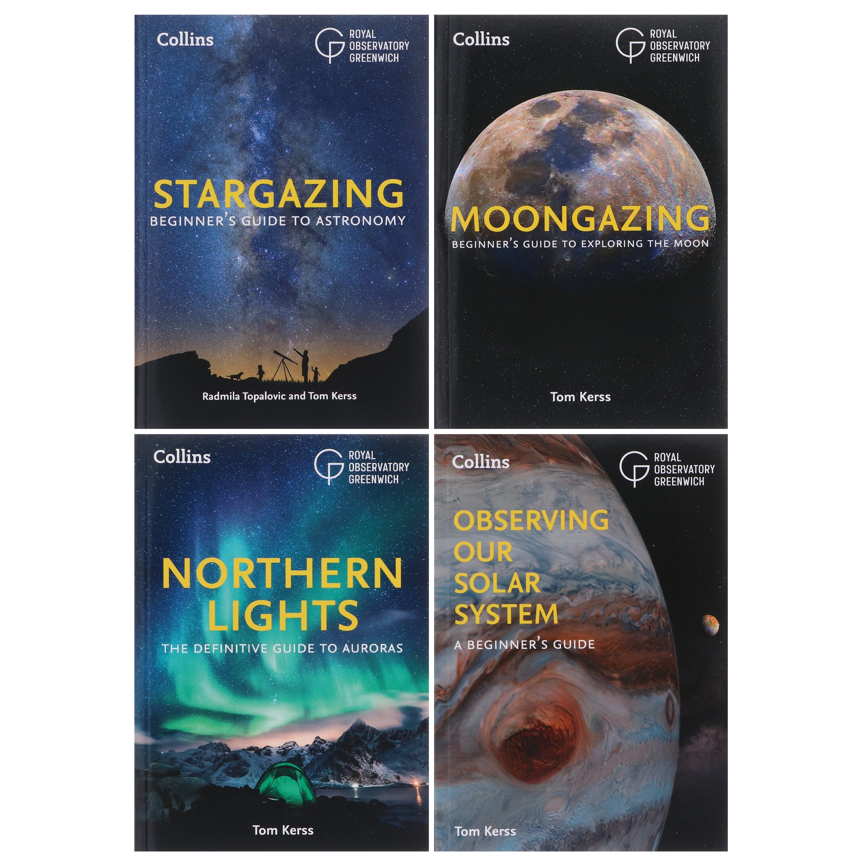 Astronomy: A Beginner's Guides By Tom Kerss 4 Books Collection Box