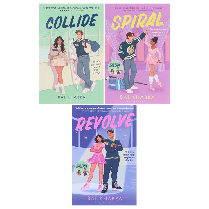Off the Ice Series By Bal Khabra 3 Books Sprayed Edges Collection Set  - Fiction - Paperback