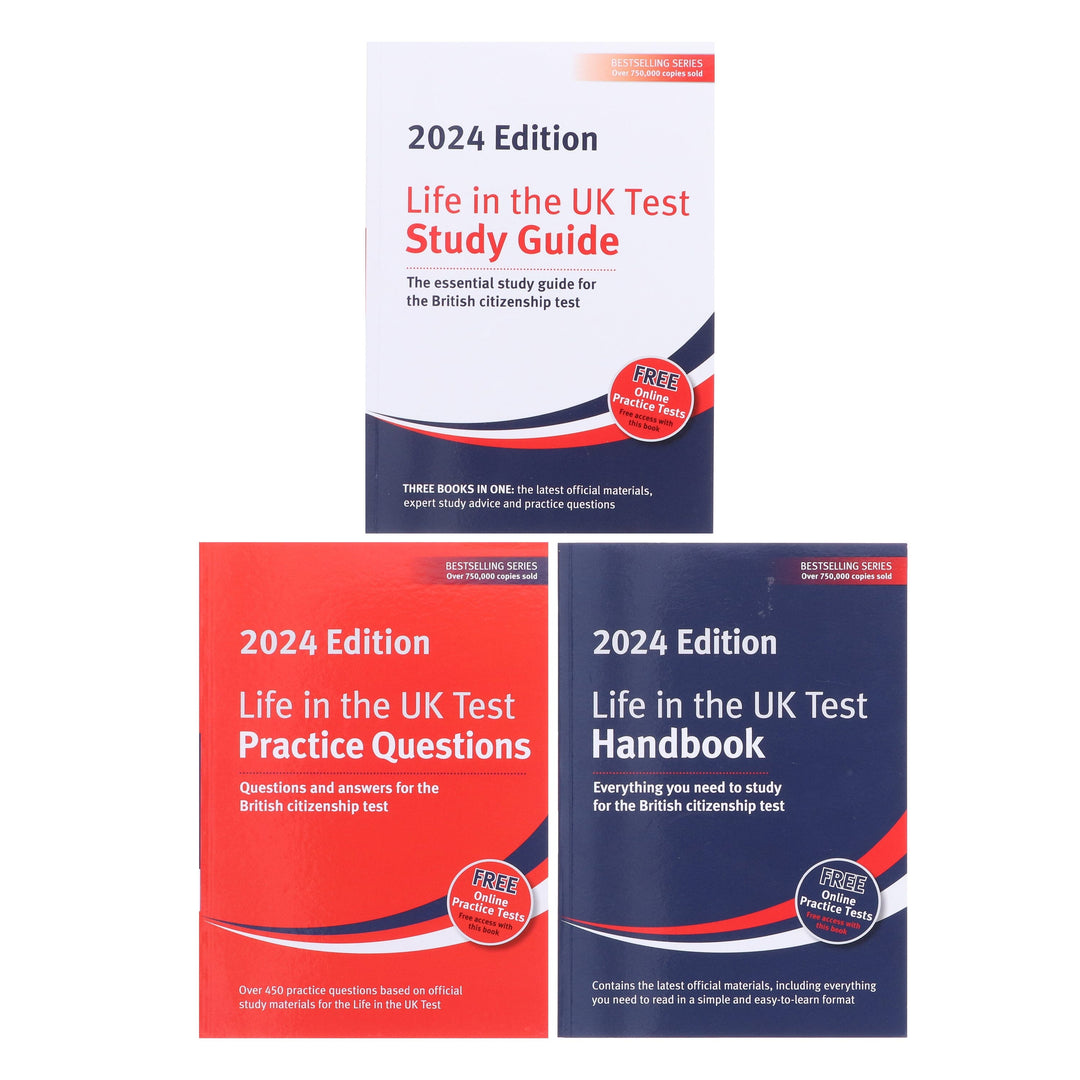 Life in the UK Test 2024 By Henry Dillon and Alastair Smith 3 Books Collection Set - Non Fiction - Paperback