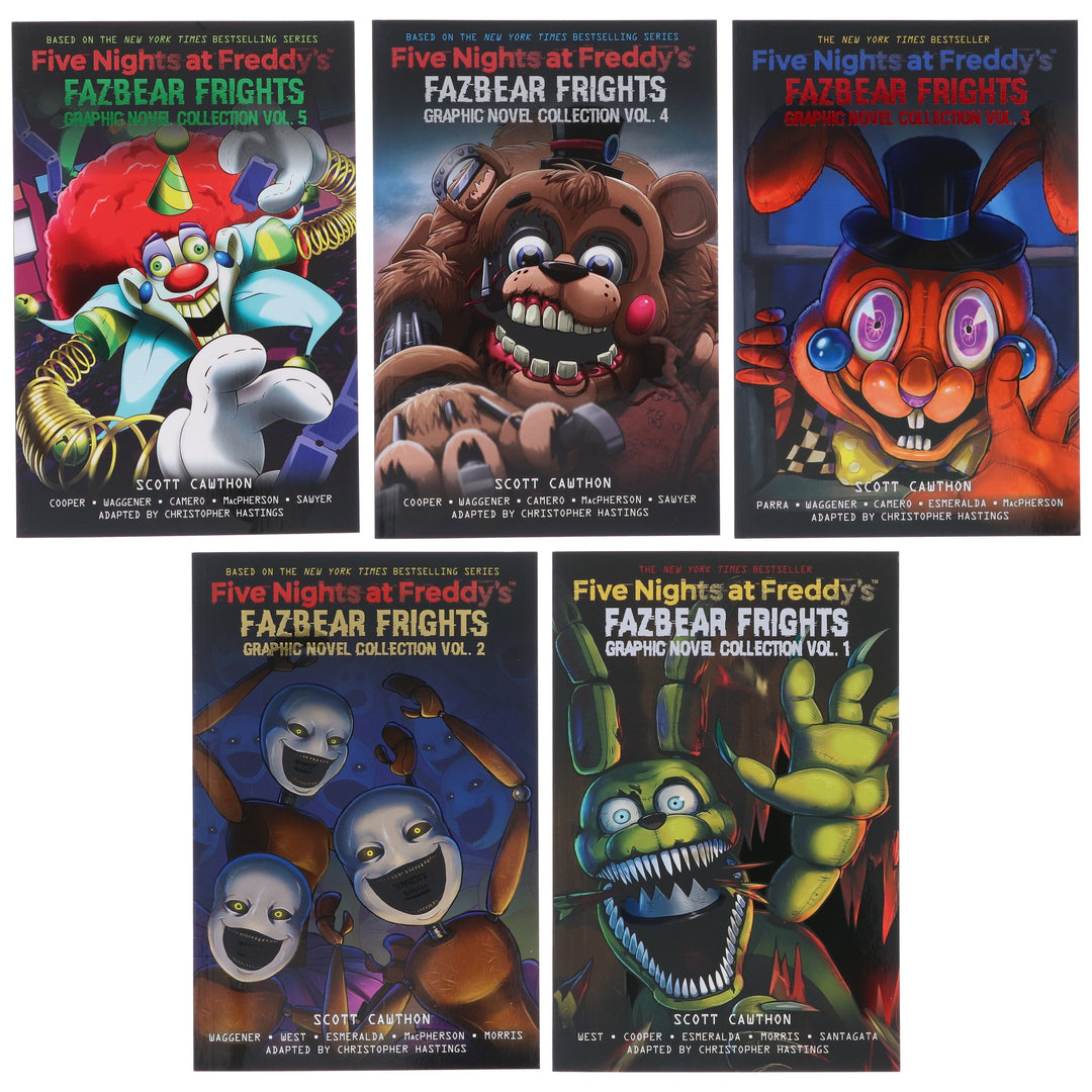 Five Nights at Freddy's: Fazbear Frights by Scott Cawthon 5 Graphic Novels Box Set - Ages 12+ - Paperback