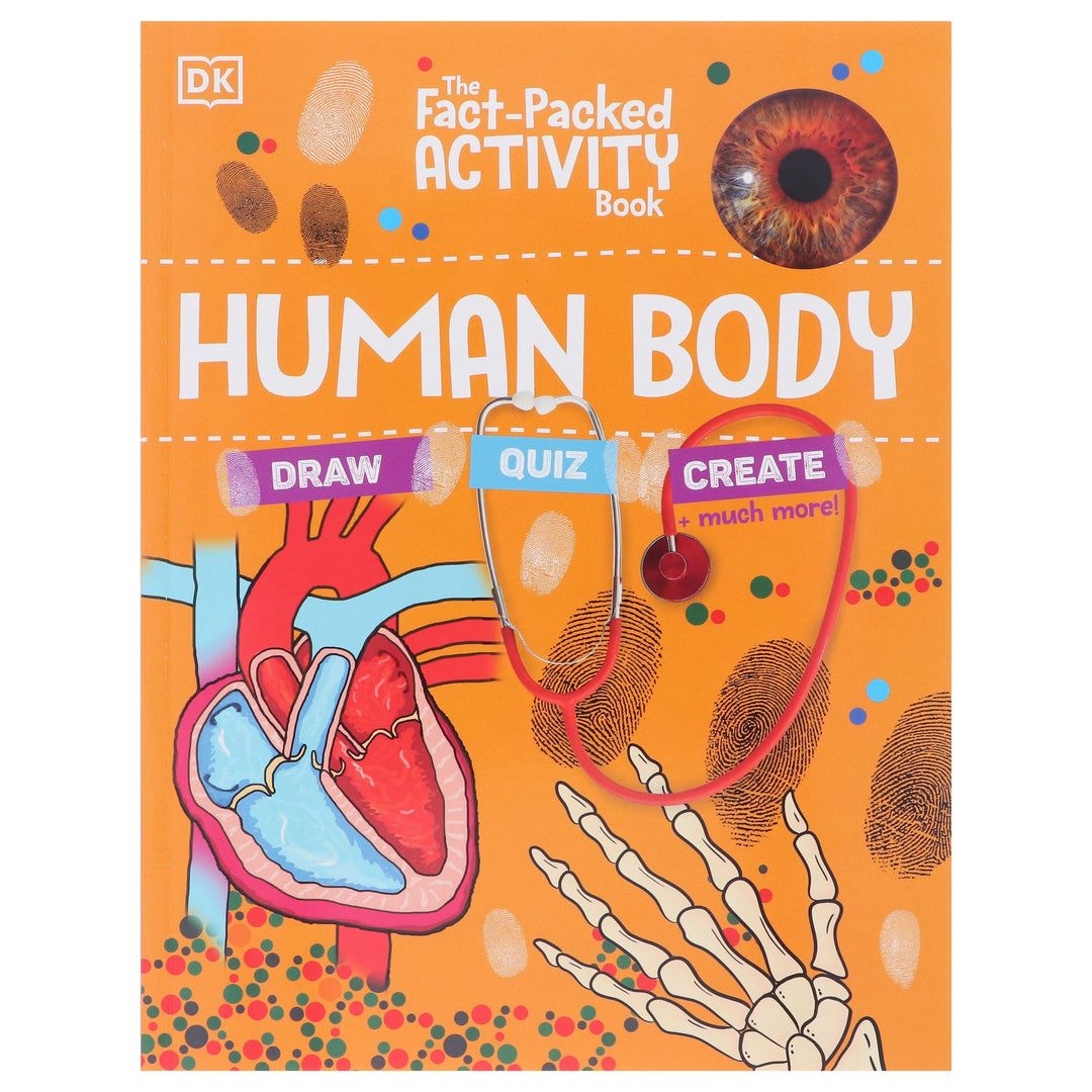 The Fact-Packed Activity Book: Human Body by DK - Ages 5+ - Paperback