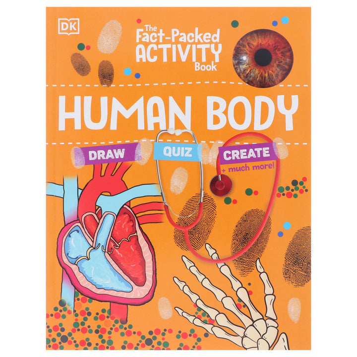 The Fact-Packed Activity Book: Human Body by DK - Ages 5+ - Paperback