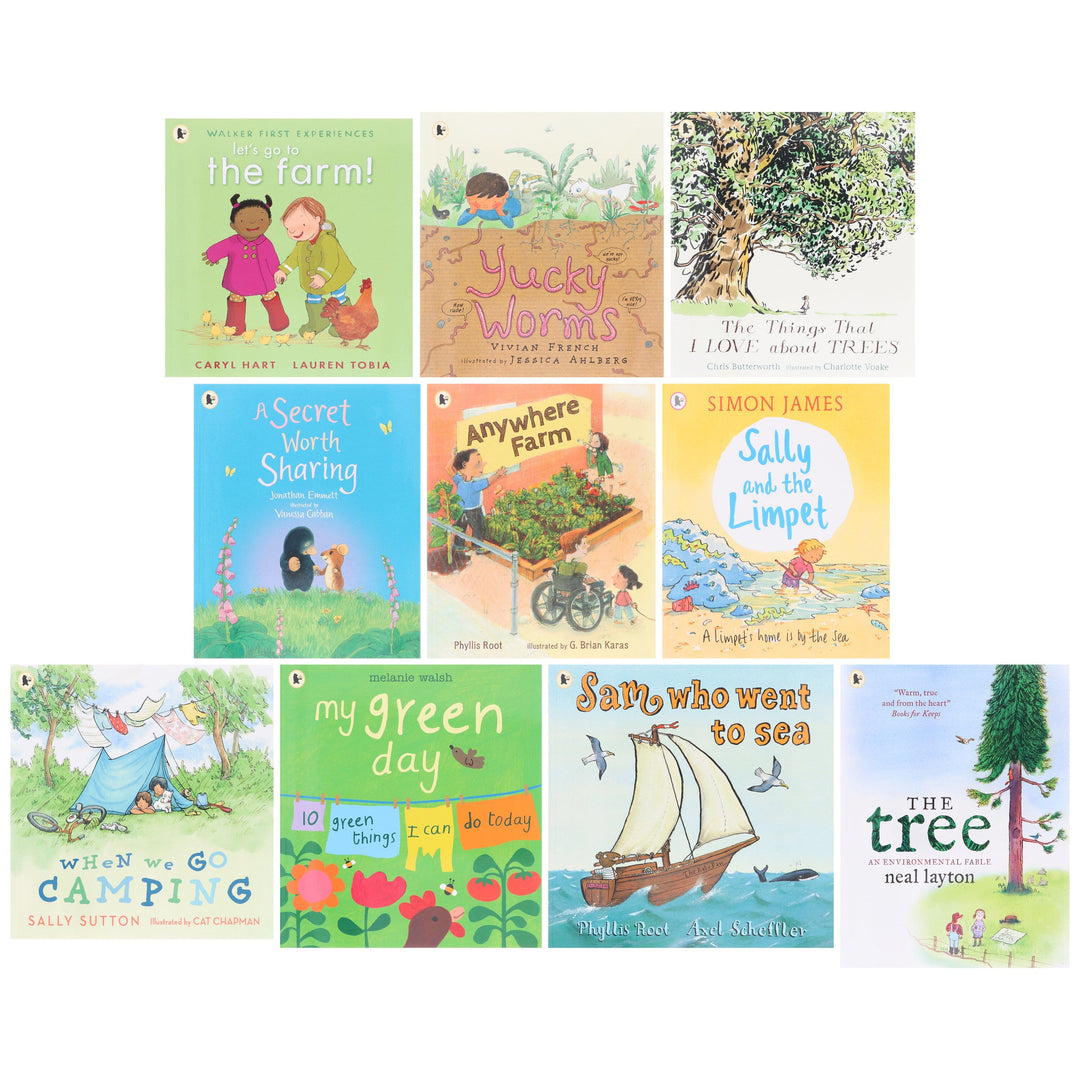 The Great Outdoors: 10 Wild and Wonderful Picture Books Collection Set - Ages 2-7 - Paperback