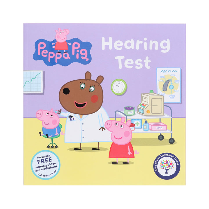 Peppa Pig: Hearing Test: A Symbolised Picture Book (Peppa Pig Symbolised Stories) - Ages 3-5 - Paperback (Includes Free Signing Video & Audiobook)