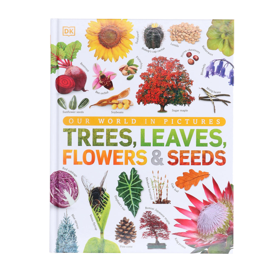 Our World in Pictures: Trees, Leaves, Flowers & Seeds: A visual encyclopedia of the plant kingdom by DK - Non Fiction - Hardback