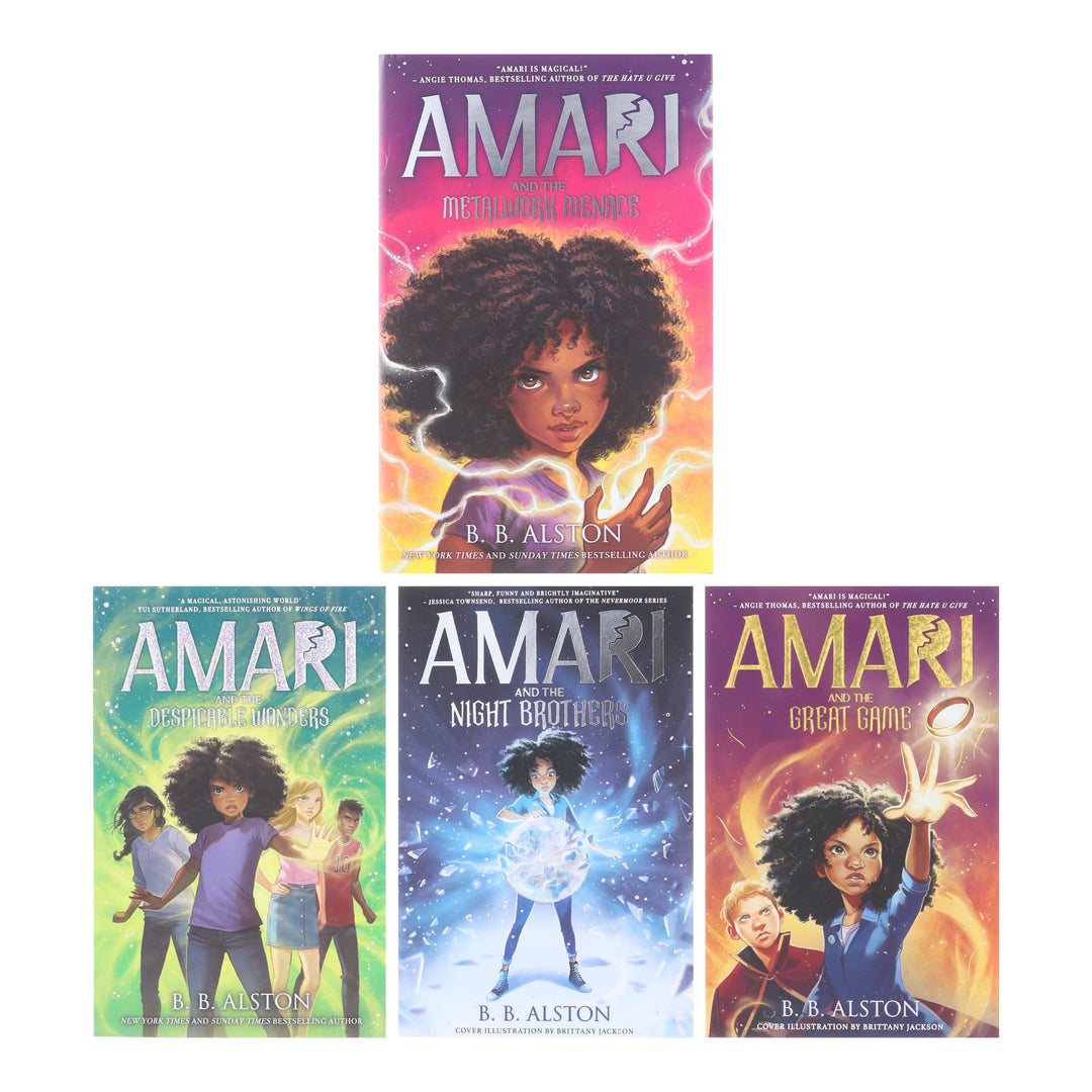 Amari and the Night Brothers Series by BB Alston 4 Books Collection Set - Ages 8-12 - Paperback/Hardback