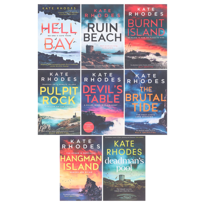 Isles of Scilly Mysteries By Kate Rhodes 8 Books Collection Set - Fiction - Paperback