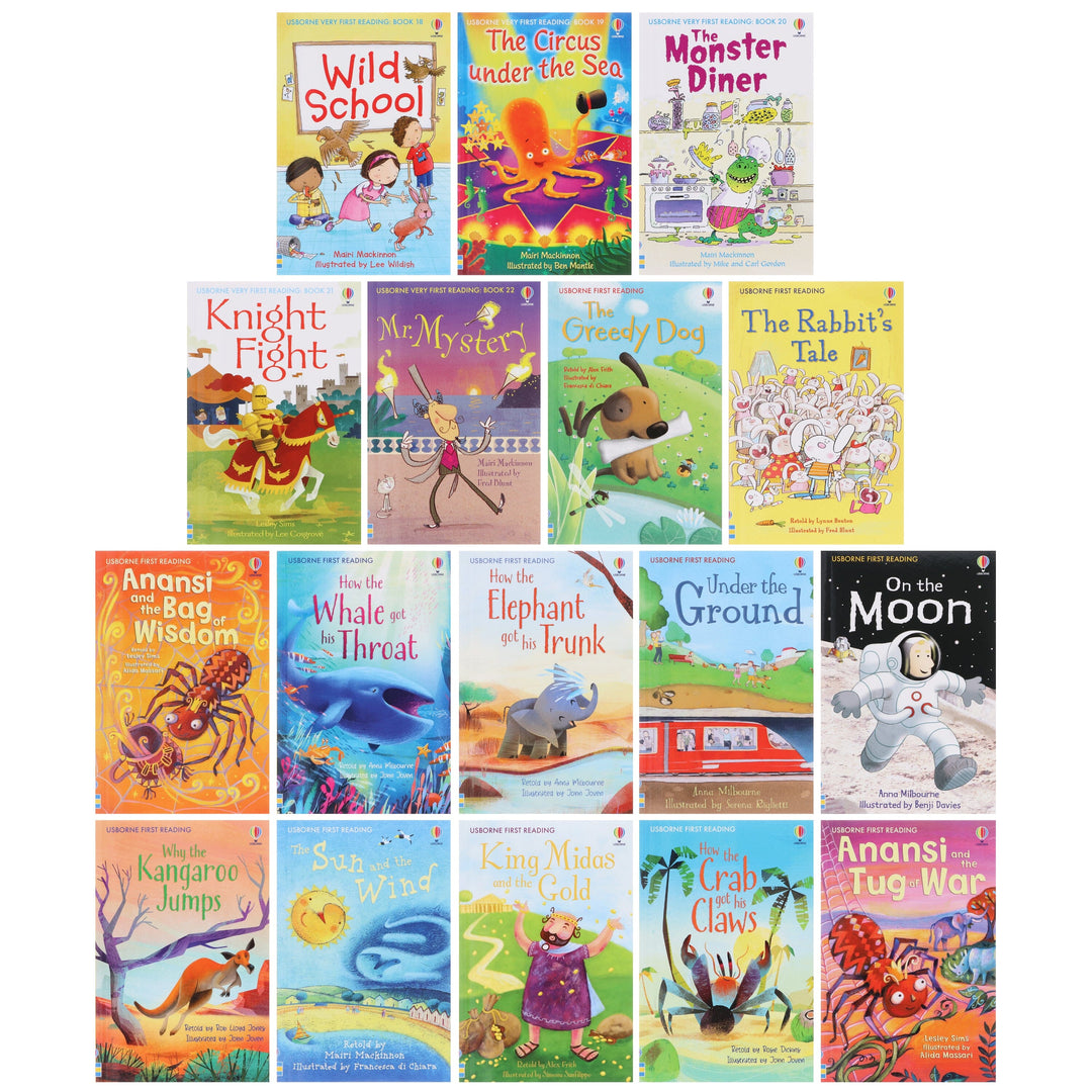 My First Reading Library By Usborne 50 Books Collection Boxset- Ages 5-7 - Paperback 5-7 Usborne Publishing Ltd