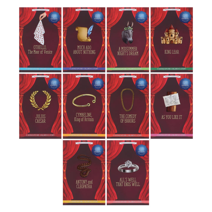 20 Shakespeare Easy Classics Childrens Stories The Complete Collection - Includes FREE (QR codes) - Age 7+ - Hardback