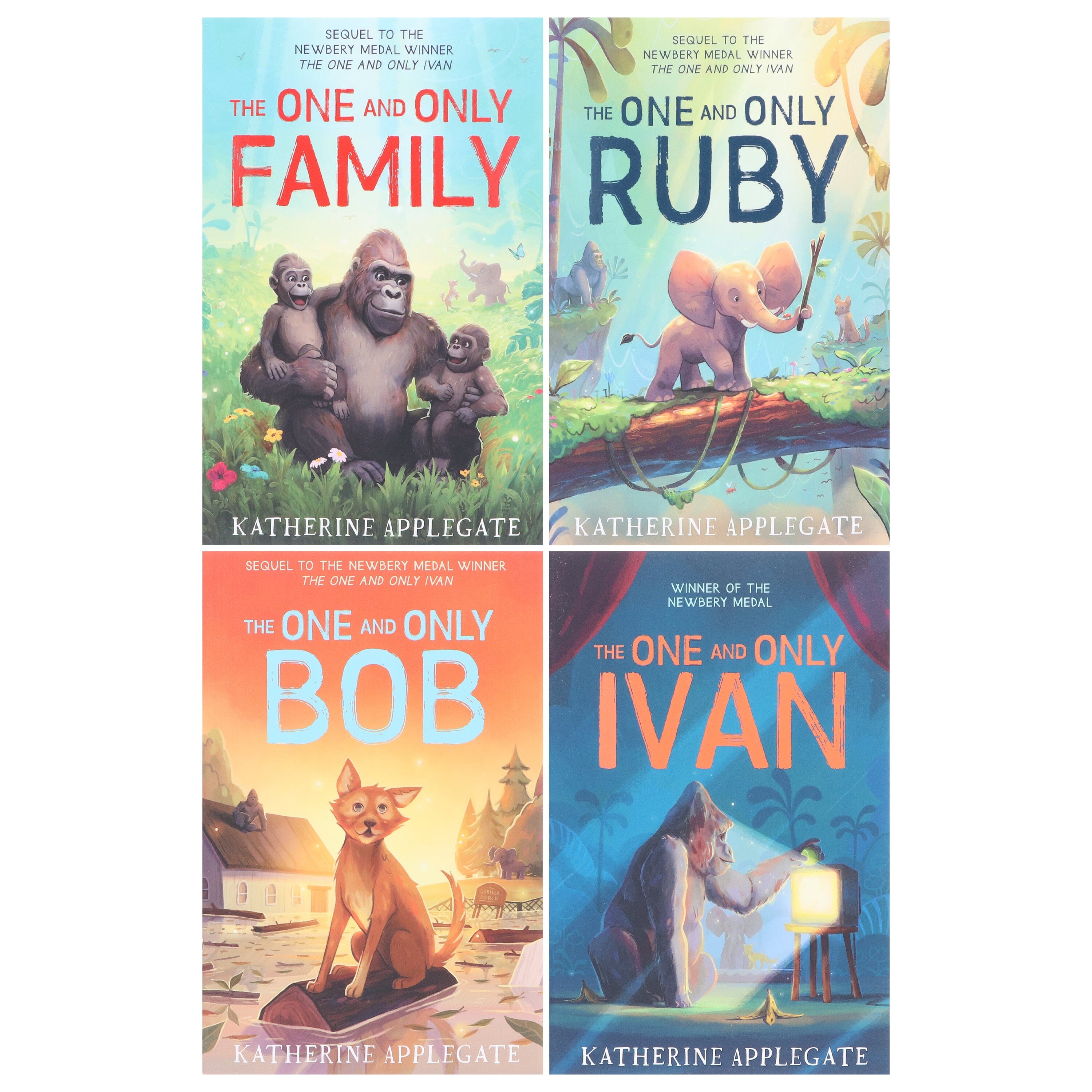 The one and only ivan 4冊 The One and Only Ivan Series by Katherine Applegate: 4 Books
