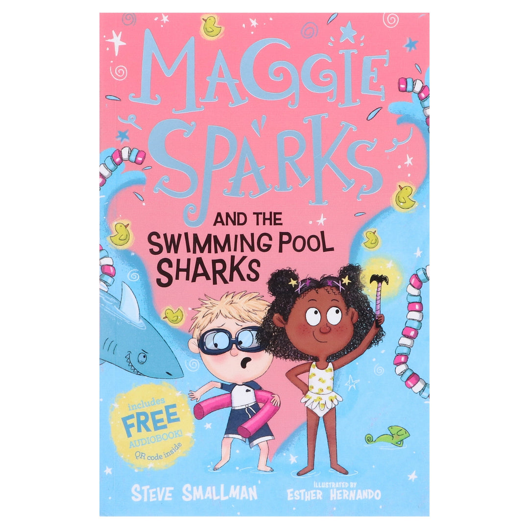 Maggie Sparks and the Swimming Pool Sharks (Maggie Sparks, Book 2) By Steve Smallman - Ages 5-7 - Paperback