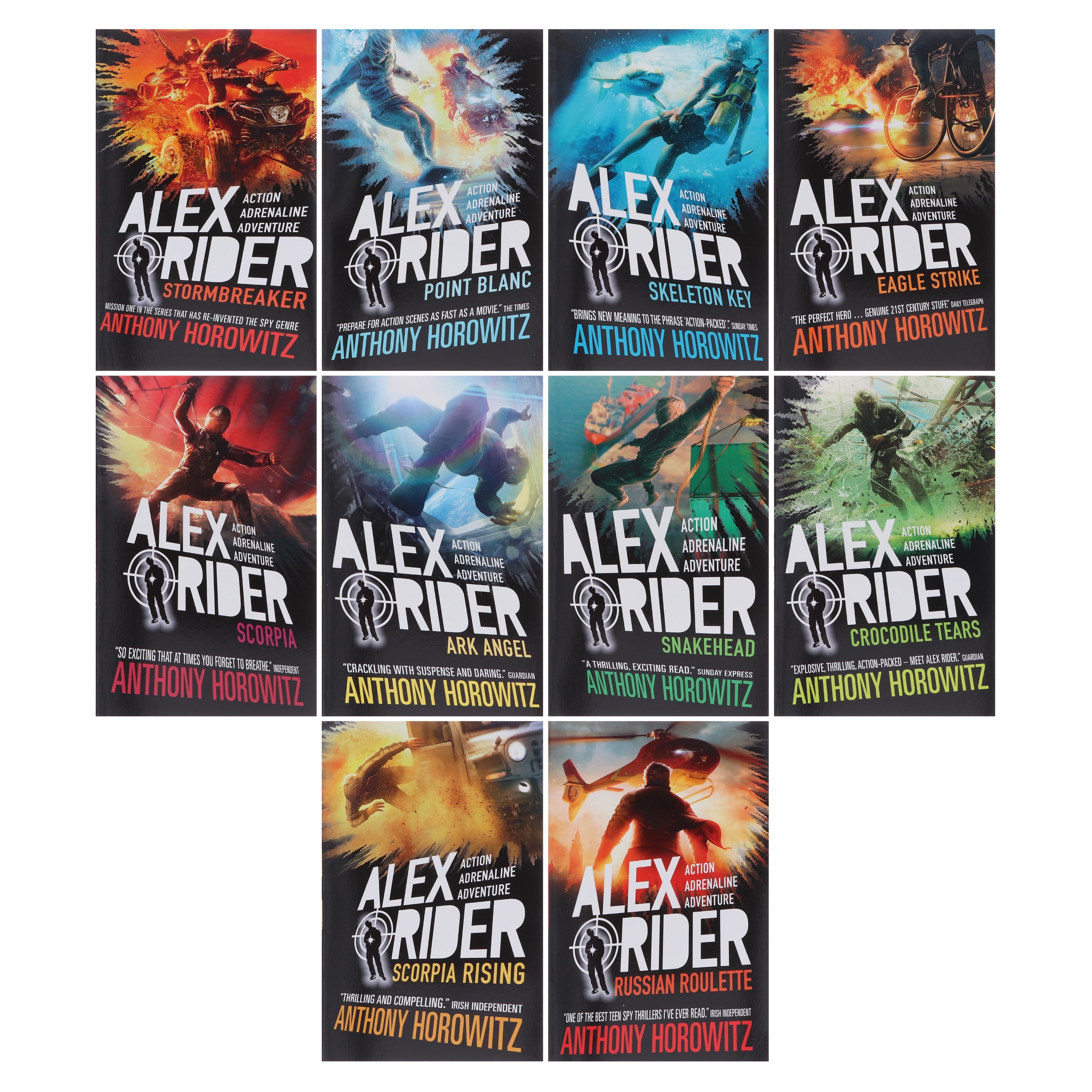 Alex Rider Spy Fiction by Anthony Horowitz – American Bookworm