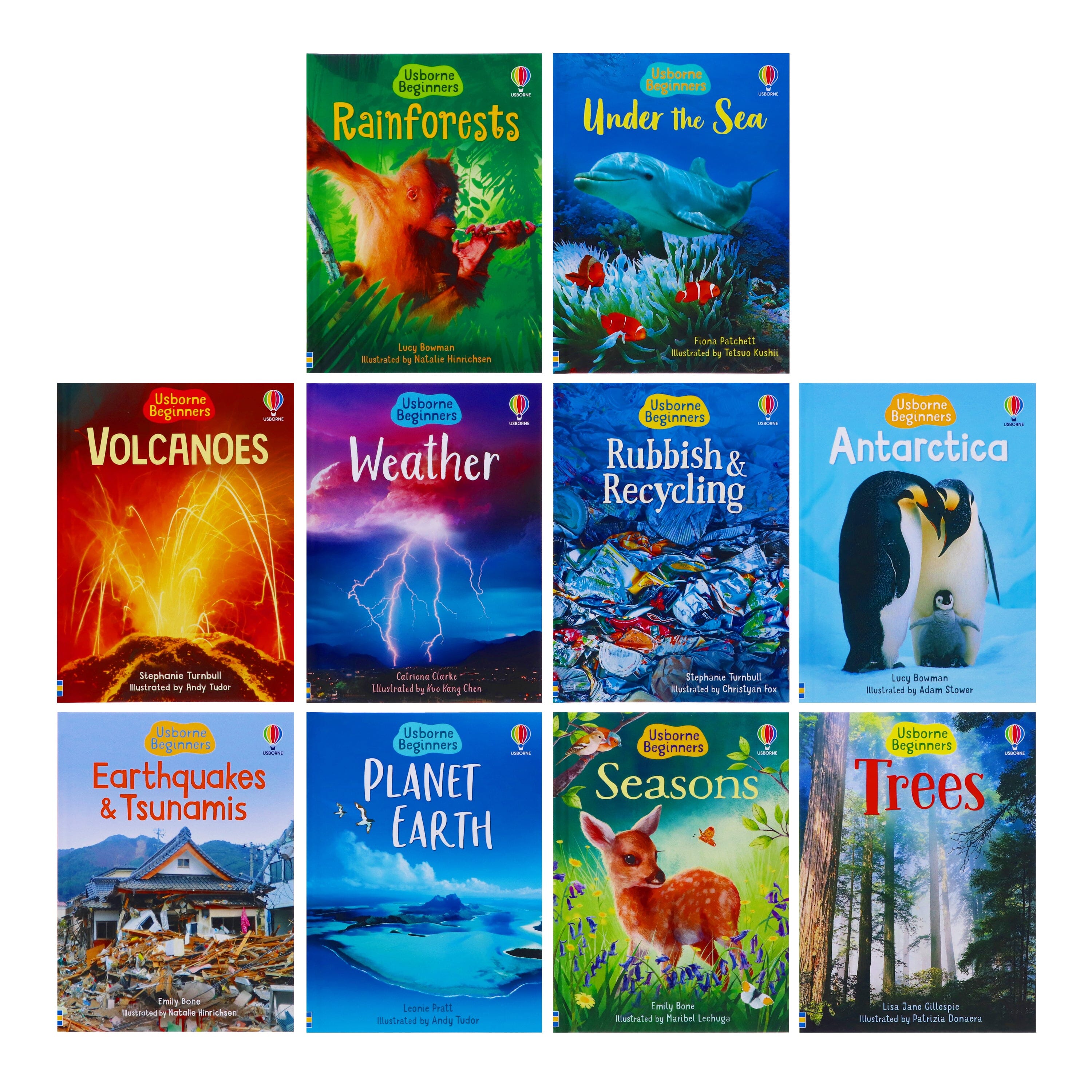 Usborne Beginners Our World Series 10 Books Collection Box Set