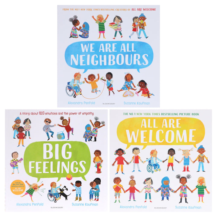 Alexandra Penfold's All Are Welcome, Big Feelings & We Are All Neighbours: 3 Books Collection Set - Ages 0-5 - Paperback