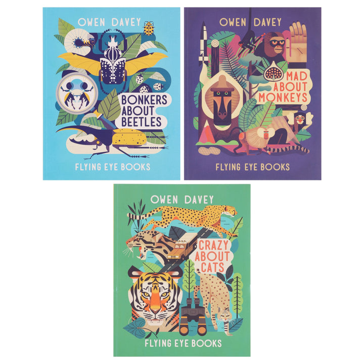About Animals Series by Owen Davey 3 Books Collection Set - Ages 7+ - Paperback