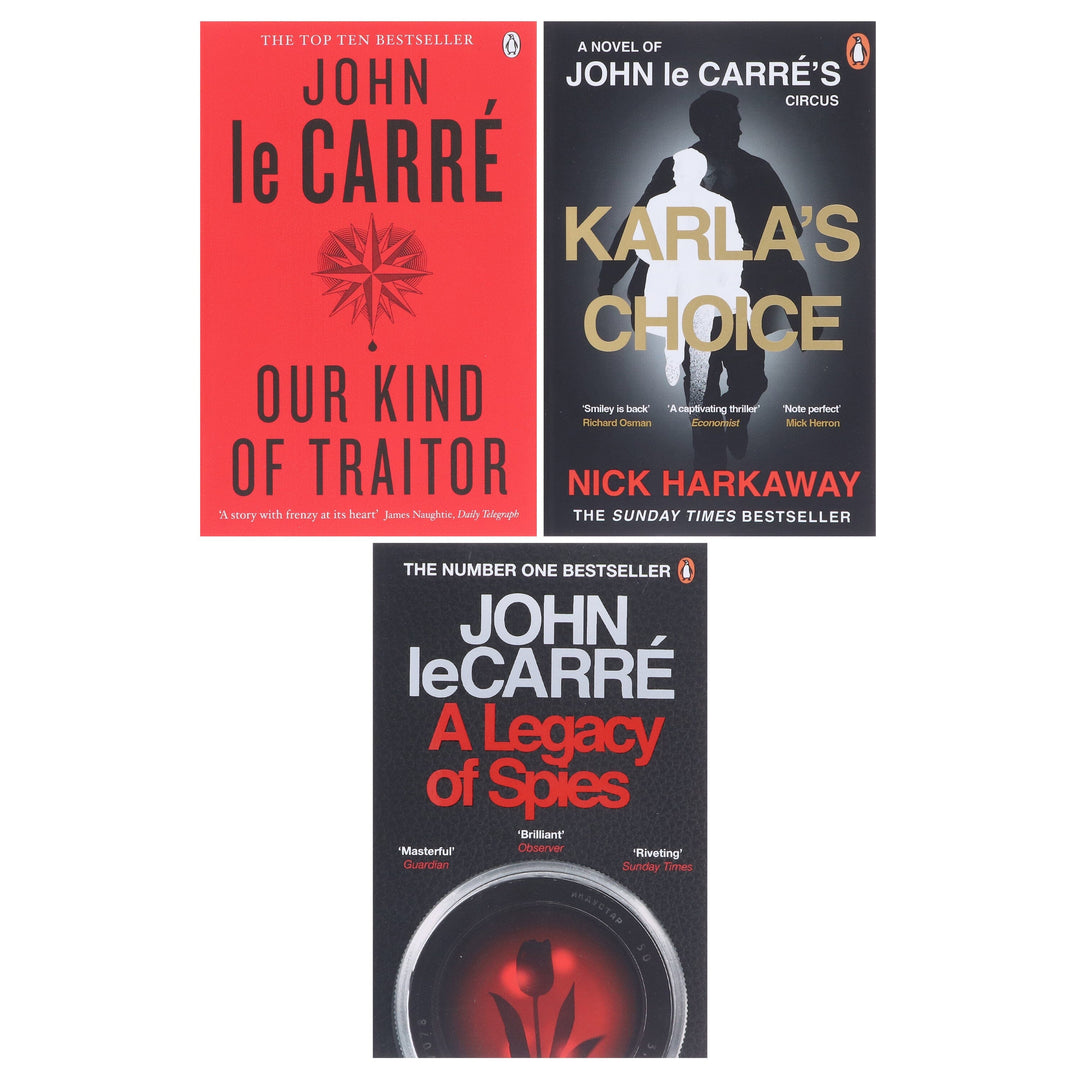 John le Carré & Nick Harkaway Novel 3 Books Collection Set - Fiction - Paperback