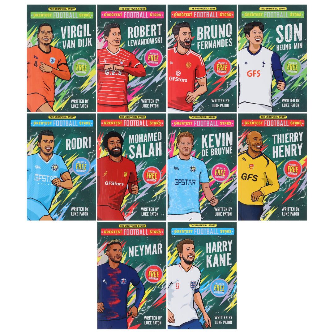 The Greatest Football Stars (Vol 1-2) by Luke Paton 20 Books Collection Set - Ages 7+ - Paperback