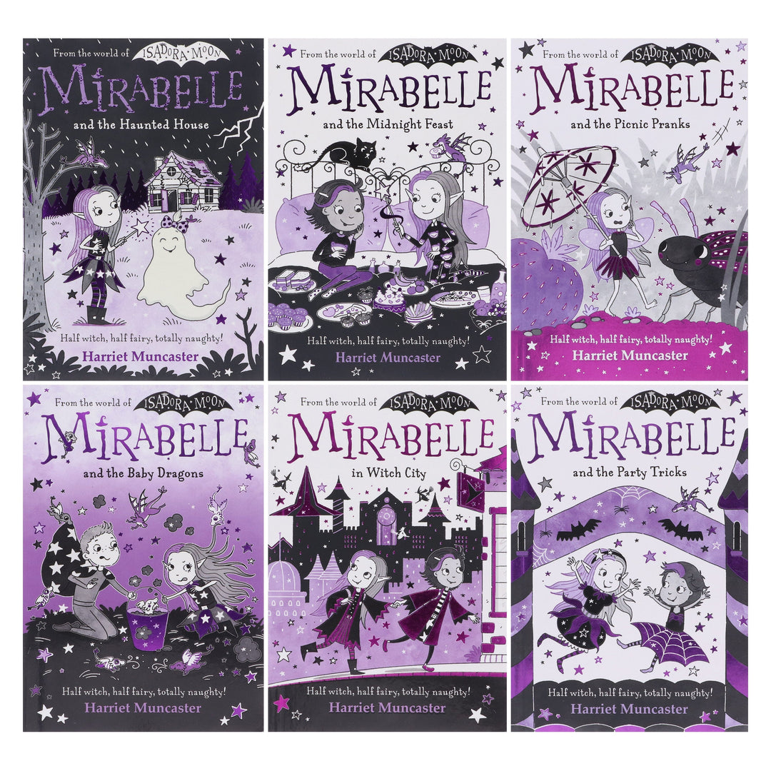 Mirabelle Series (Books 9-14) by Harriet Muncaster: Illustrated 6 Books Collection Set (Isadora Moon) - Ages 5-8 - Paperback