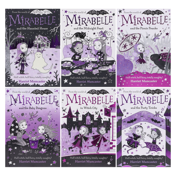 Mirabelle Series (Books 9-14) by Harriet Muncaster: Illustrated 6 Books Collection Set (Isadora Moon) - Ages 5-8 - Paperback
