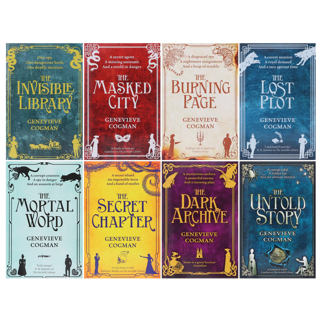 The Invisible Library Series By Genevieve Cogman Complete 8 Books Collection Set - Fiction - Paperback