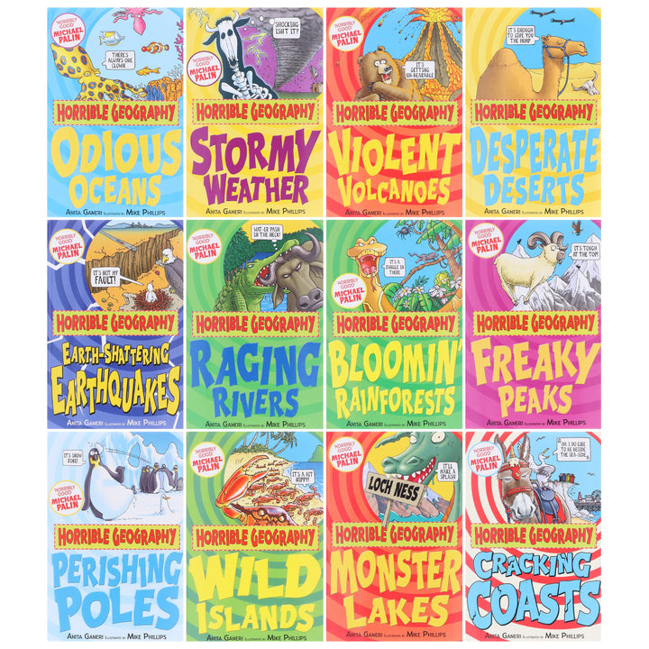 Horrible Geography Collection 12 Books Set By Anita Ganeri - Ages 9-14 - Paperback