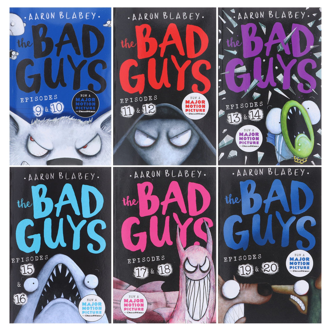The Bad Guys Episodes 9-20 By Aaron Blabey 6 Books Collection Set - Ages 7-9 - Paperback