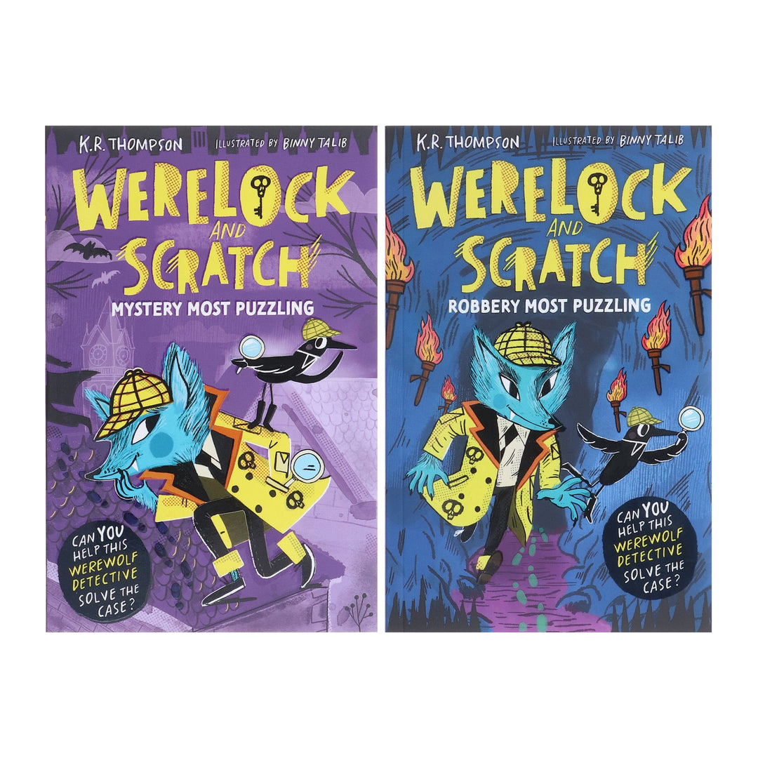 Werelock and Scratch Series by K.R. Thompson Illustrated 2 Books Collection Set - Ages 7+ - Paperback