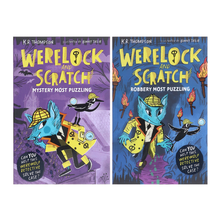 Werelock and Scratch Series by K.R. Thompson Illustrated 2 Books Collection Set - Ages 7+ - Paperback