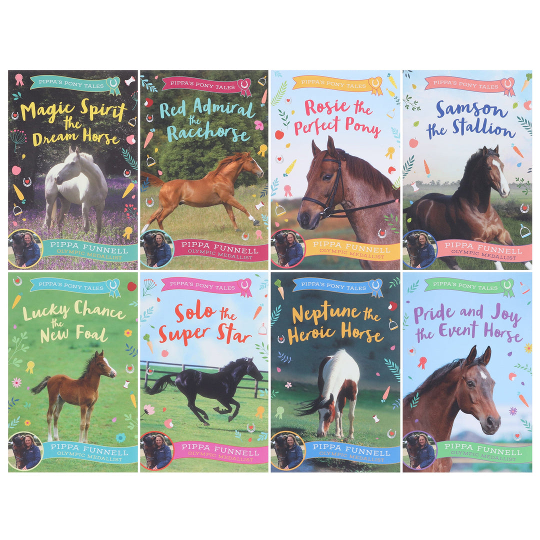 Pippa's Pony Tales Series By Pippa Funnell: 8 Books Collection Set - Ages 7+ - Paperback