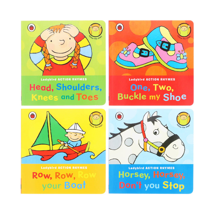 Ladybird Action Rhymes 4 Books Collection - Ages 2-4 - Paperback