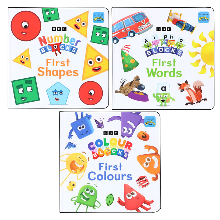 Numberblocks, Alphablocks and Colourblocks First Collection 3 Books Set - Ages 2-5 - Board Book