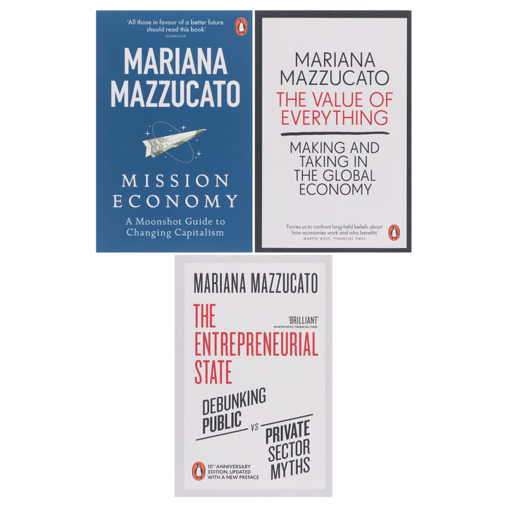 Mariana Mazzucato 3 Books Collection Set - Non Fiction - Paperback