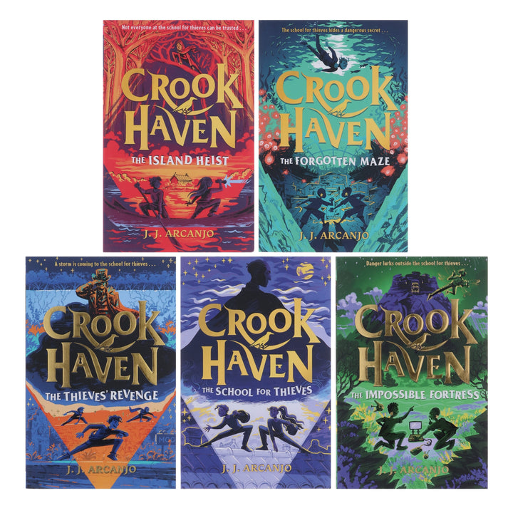 Crookhaven Series By J.J. Arcanjo 5 Books Collection Set - Ages 9+ - Paperback