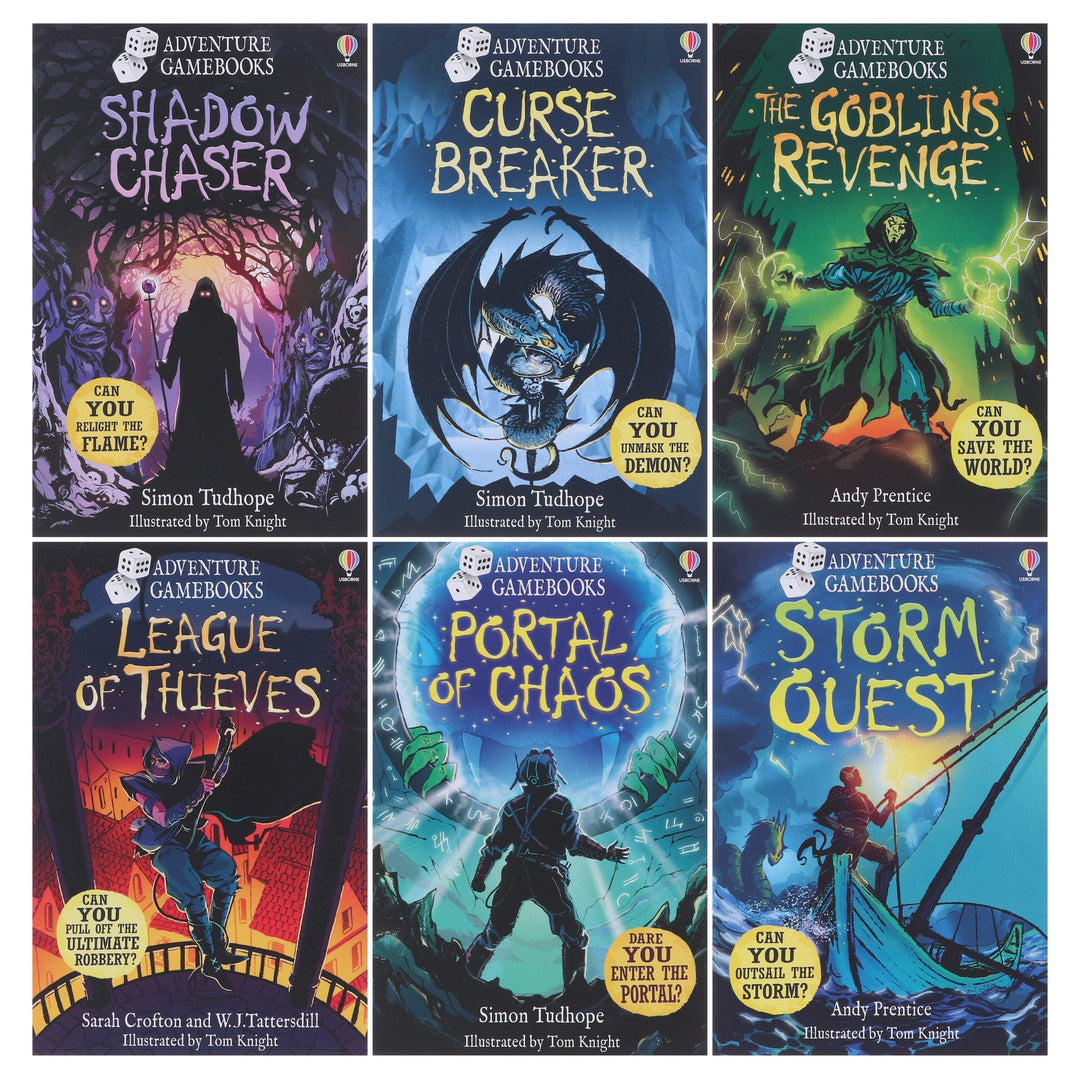 Adventure Gamebooks Series Illustrated 6 Books Collection Set - Ages 9+ - Paperback