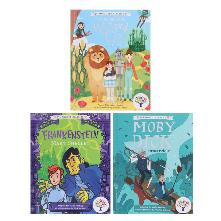 Symbolised Classics Reading Library (Starter) 3 Books Collection Set - Ages 7+ - Paperback