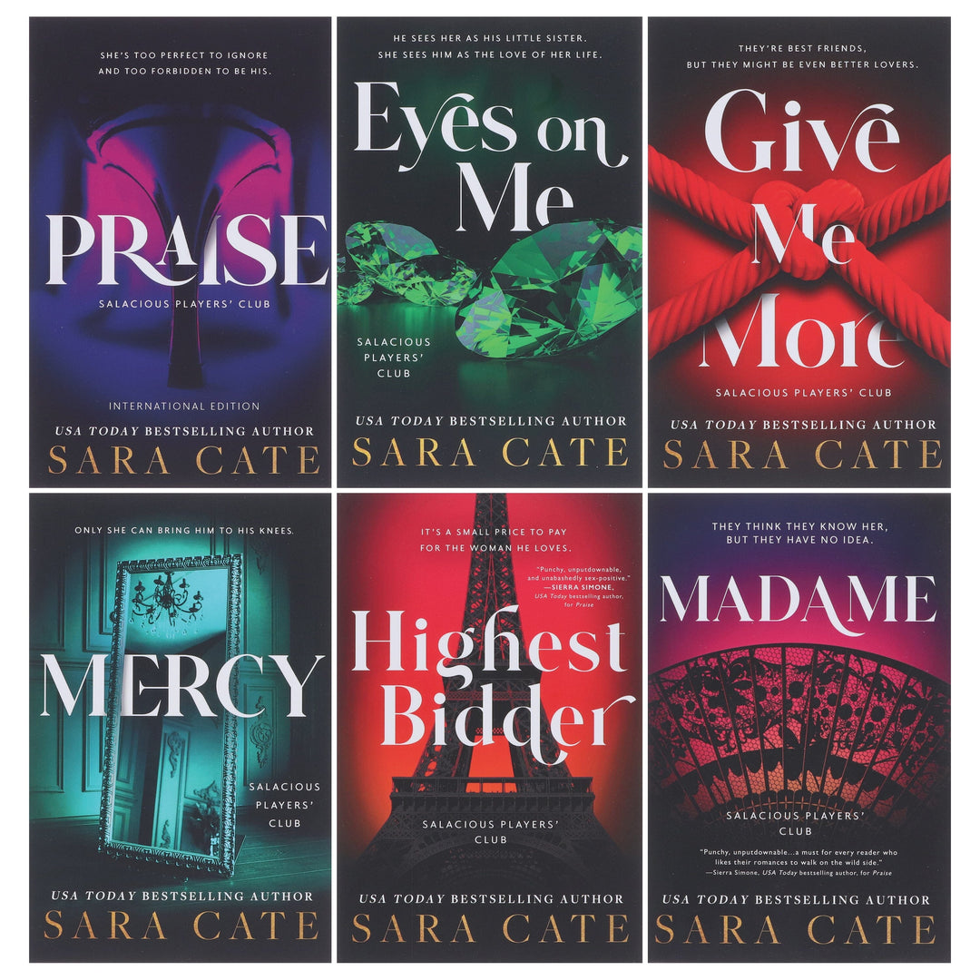 Salacious Players' Club Series By Sara Cate 6 Books Collection Set - Fiction - Paperback