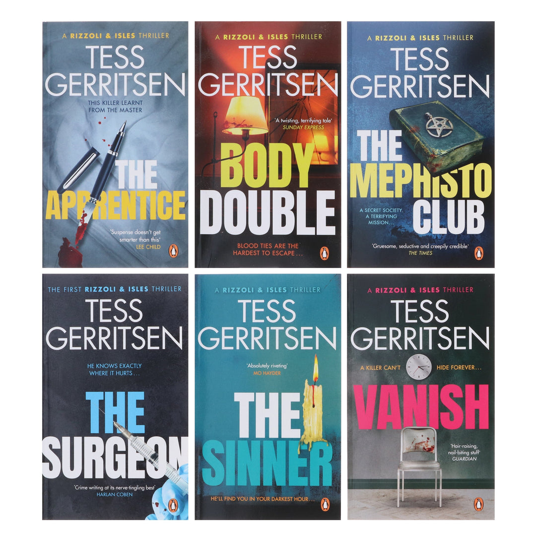 Rizzoli & Isles Series By Tess Gerritsen (Book 1-6) Collection 6 Books Set - Fiction - Paperback