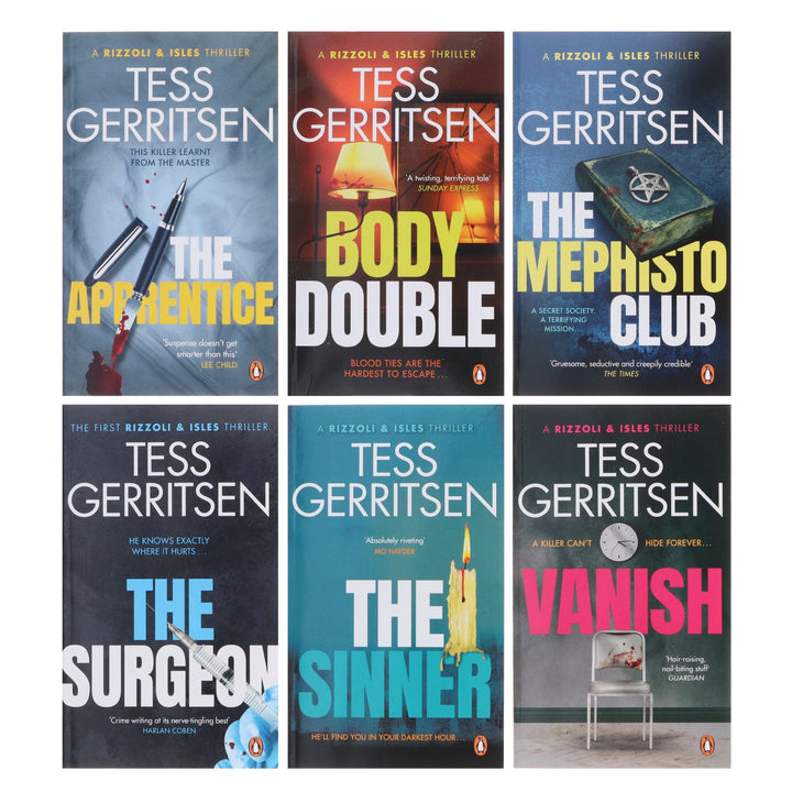 Rizzoli & Isles Series By Tess Gerritsen (Book 1-6) Collection 6 Books Set - Fiction - Paperback