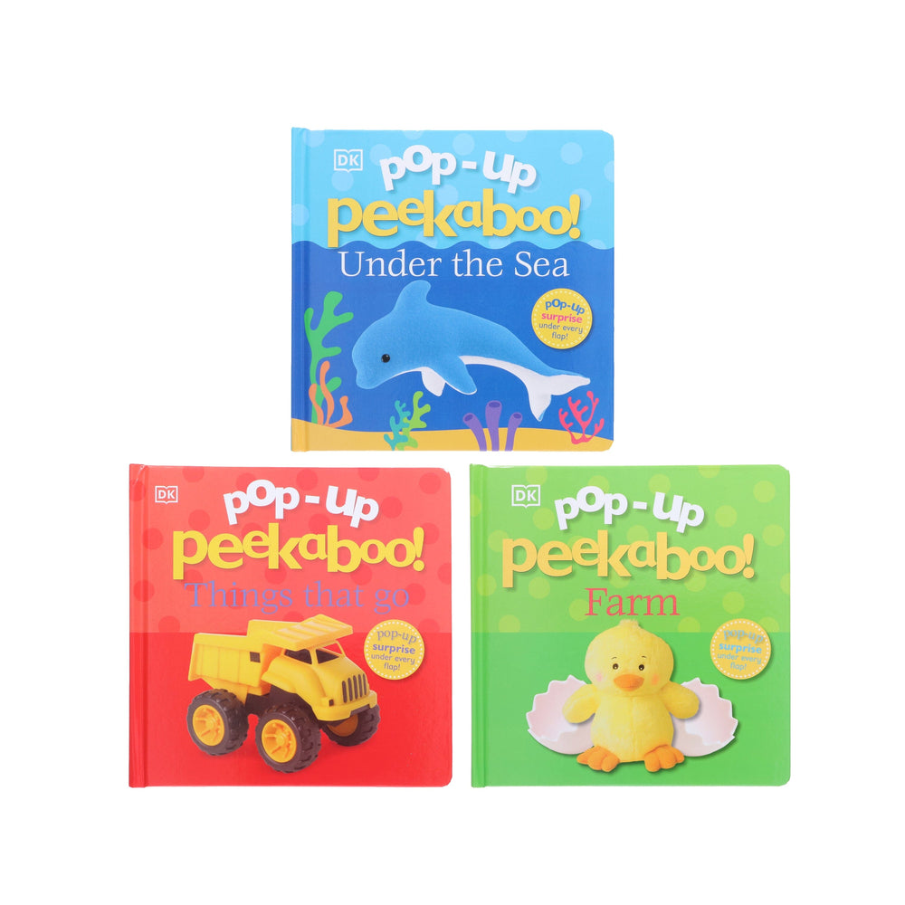 Pop-Up Peekaboo! 3 Books Collection Set - Ages 2-4 - Board Book 0-5 DK Children