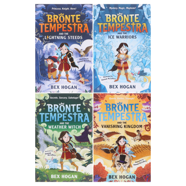 Bronte Tempestra Series by Bex Hogan Illustrated 4 Books Collection Set - Ages 7-12 - Paperback