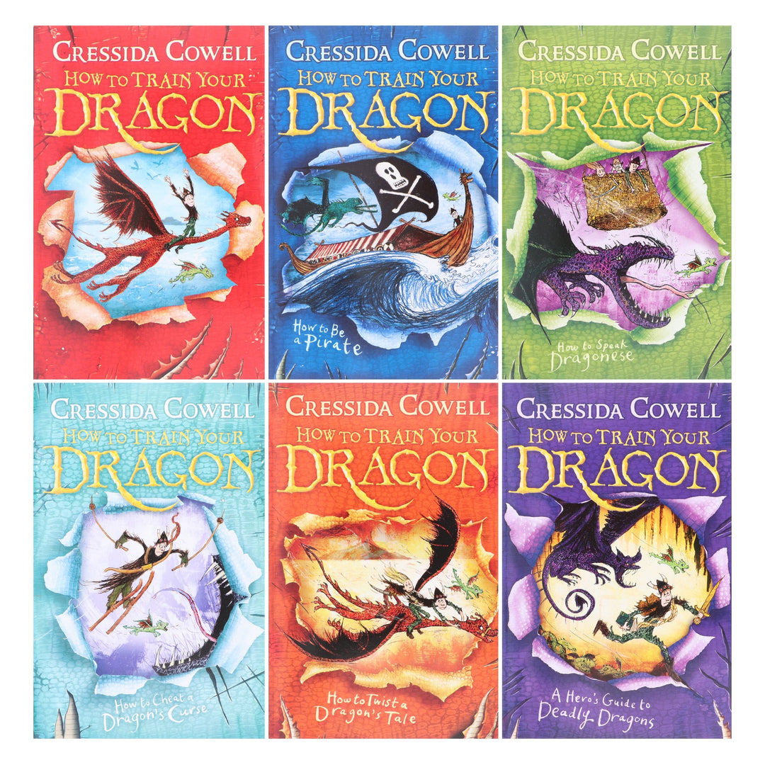 How To Train Your Dragon 6 Books Collection 1 to 6 by ‎Cressida Cowell - Ages 9-14 - Paperback