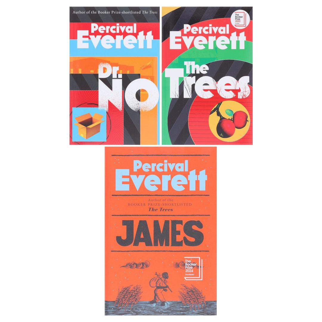 Percival Everett's Dr. No, The Trees & James: 3 Books Collection Set - Fiction - Paperback/Hardback