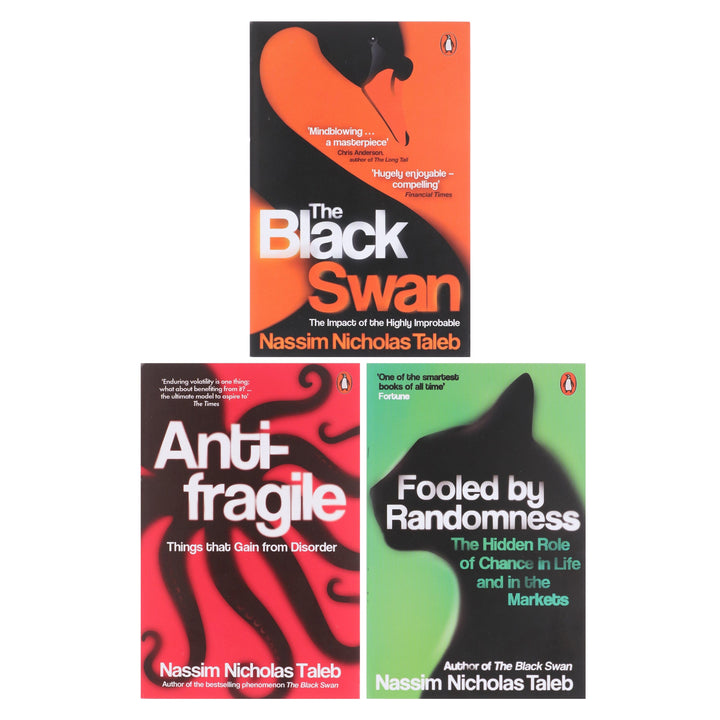 Incerto Series by Nassim Nicholas Taleb 3 Books Collection Set - Non Fiction - Paperback